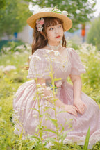 Tulip - Classic Lolita Short Sleeve OP Dress - image 8