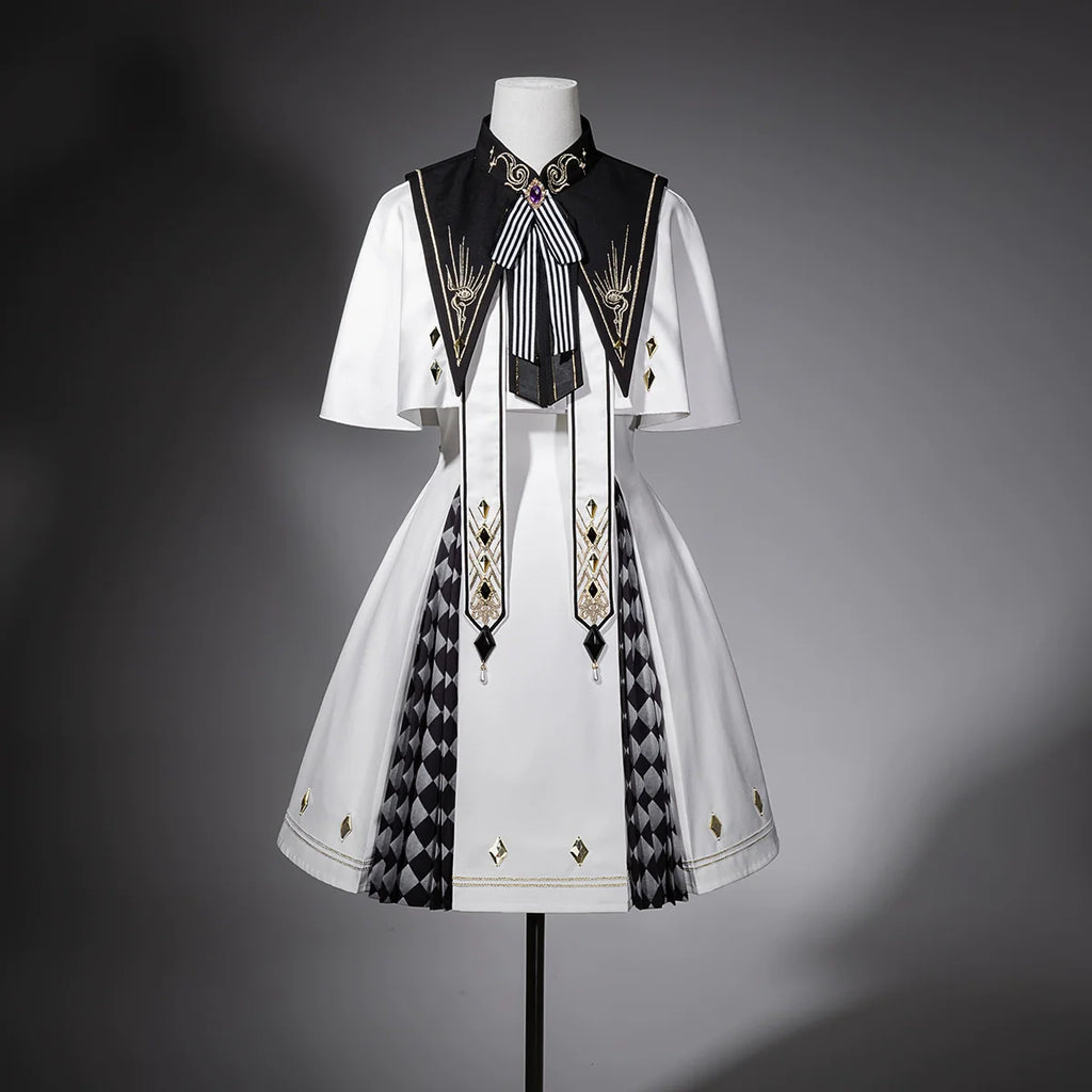 Eye of Truth Elegant Gothic Lolita Embroidered Dress Suit - image 14