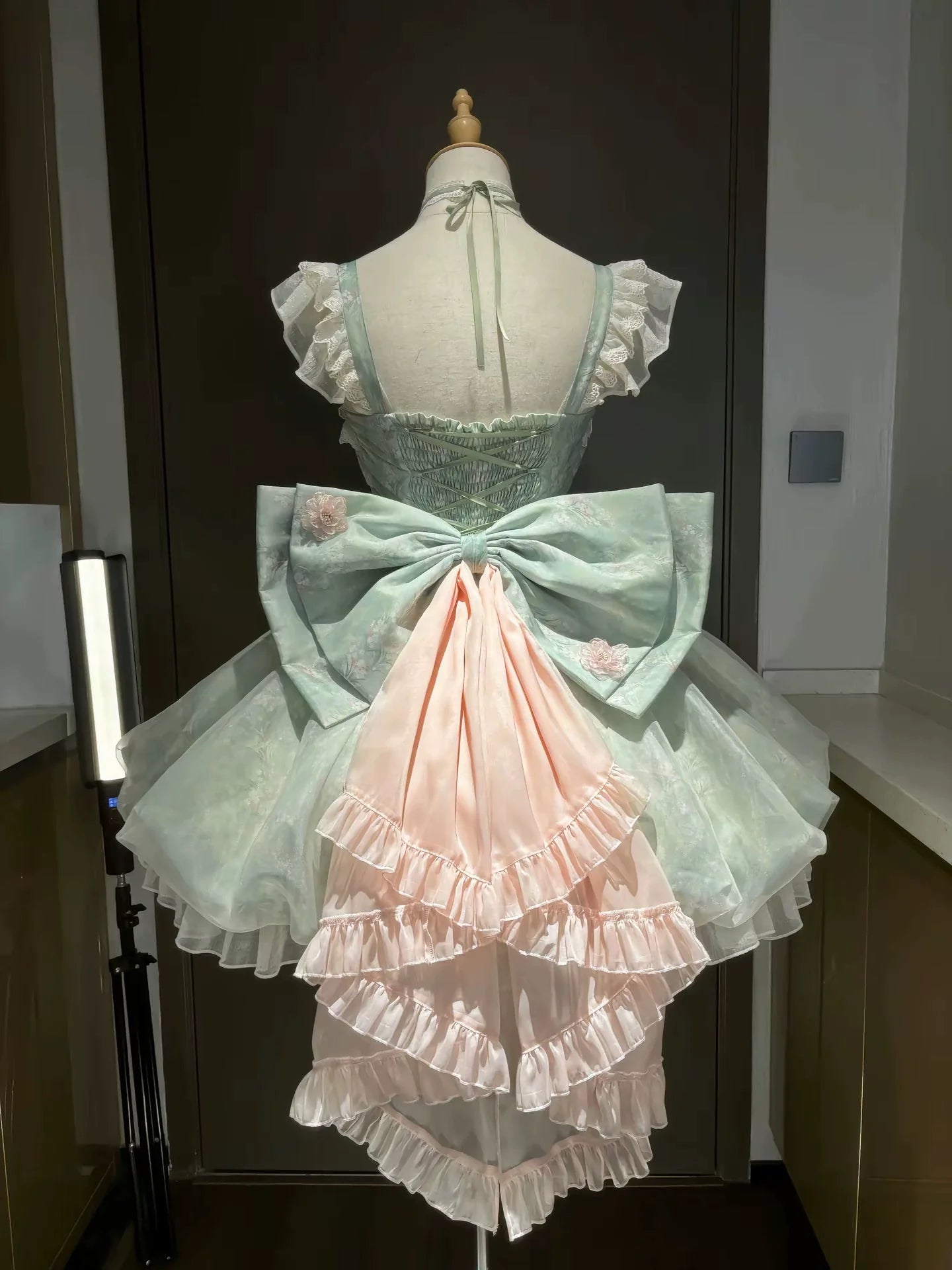 Floral Magician - Sweet Lolita Dress Floral Print Short Length JSK - image 18