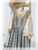 Green Fairy Tales Classic Plaid Plus Size Lolita JSK Dress - image 18
