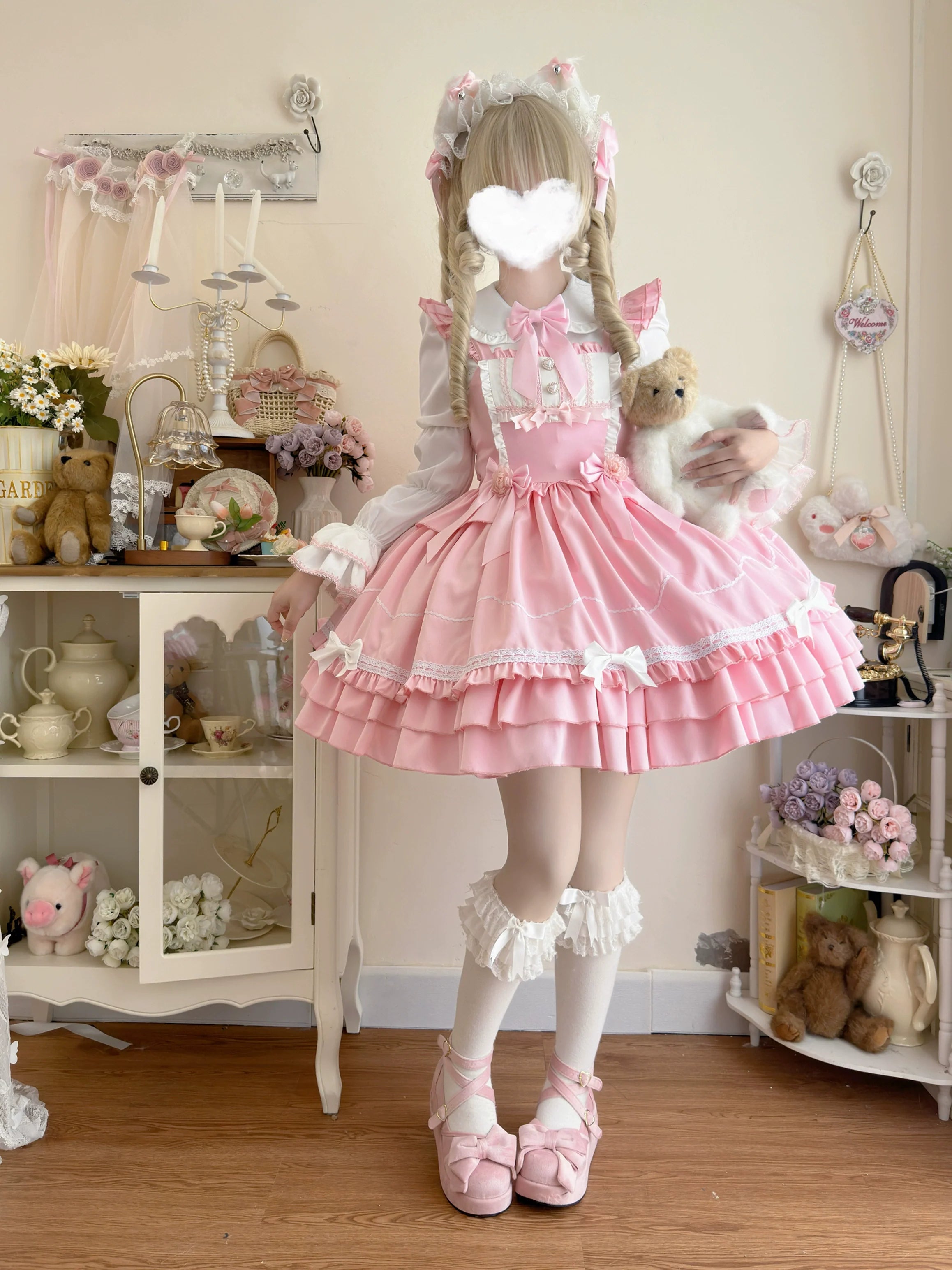Paper Shell Cake - Sweet Lolita JSK Dress Summer Dress - image 9