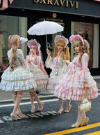 Candlelight Sonata - Sweet Lolita Long-Sleeve OP Dress - image 2