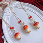 Handcraft Kawaii Lolita Mushroom Necklace - image 17