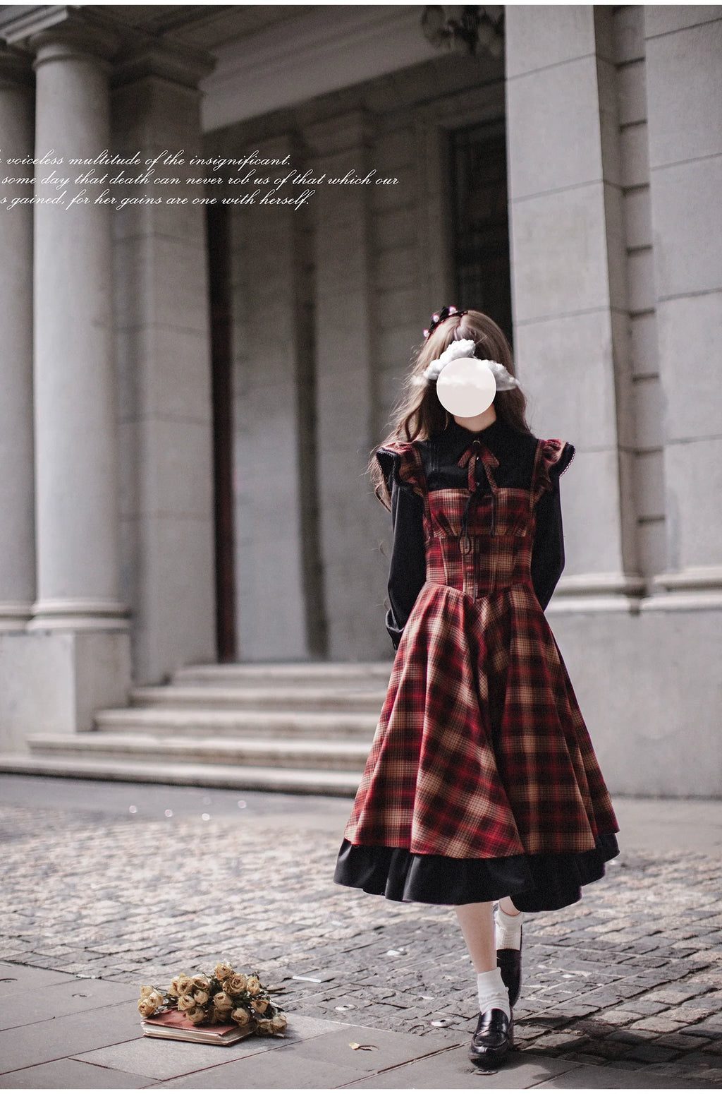 Madeleine - Classic Lolita JSK Suit Black Lolita Blouse and Coat - image 4