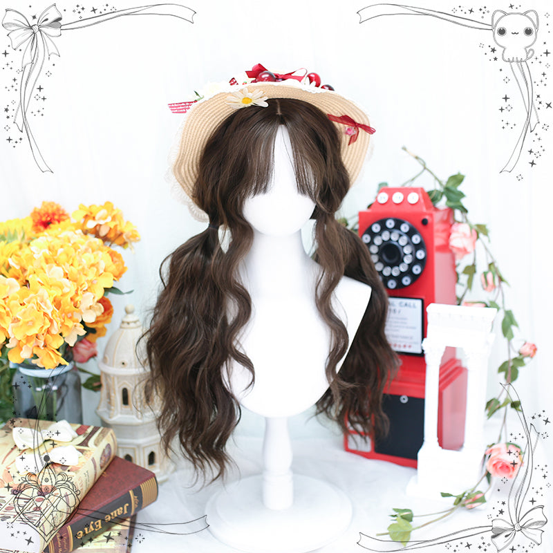 Waffle Curly Lolita Wig with Splayed Bangs - image 4