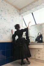 Dreaming Gothic Lolita Fishbone Long Skirt - image 15
