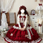 Lilianne Elegant Lolita Ruffled Hem JSK Dress - image 13