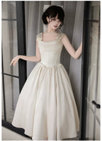For Beloved - Classic Lolita Satin JSK Dress Set, Fishbone Waist - image 32