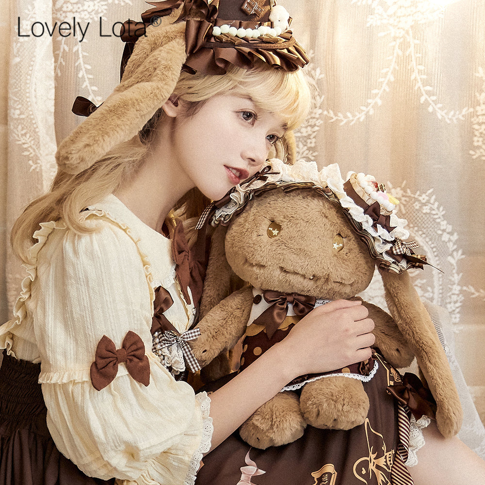 KOKO Chocolate Rabbit - Furry Bunny Lolita Bag - image 4