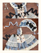 Witch's Banquet - Printed Doll-like Sweet Lolita OP, Apron-like Front and Accessories - image 7