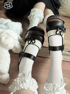 Bunny Milk Candy - Kawaii Lolita Flat Shoes, 3D Bunny Ear Bow - image 4