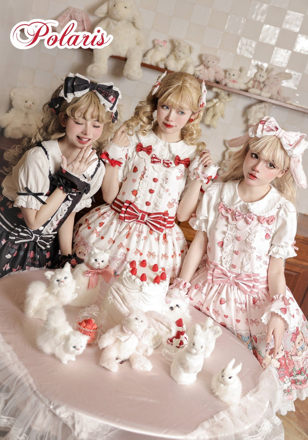 Rabbit Berry Gift Box - Sweet Lolita Salopette and Dress Set - image 11