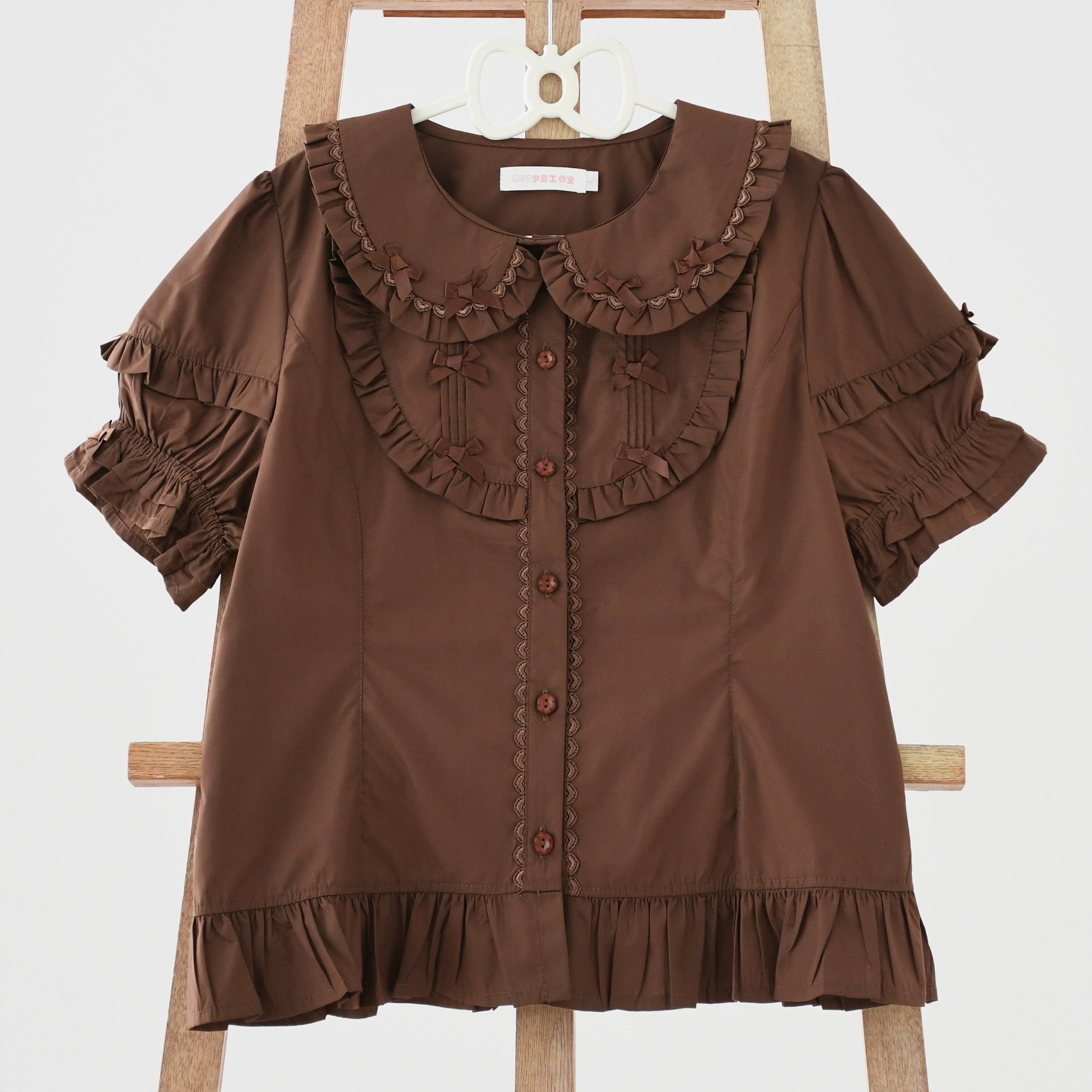 Creamy Condensed Milk - Kawaii Lolita Short-Sleeve Shirt - image 42