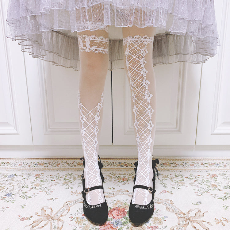 20D Velvet Lolita Tights Collection - image 3