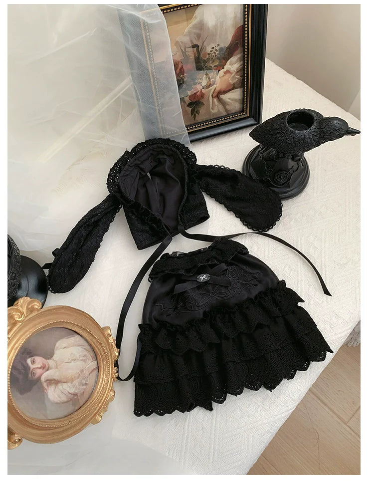 Puppet Box - Kawaii Lolita Bag Lamb Kitten Detachable Bag Dress Hat and Accessories - image 26