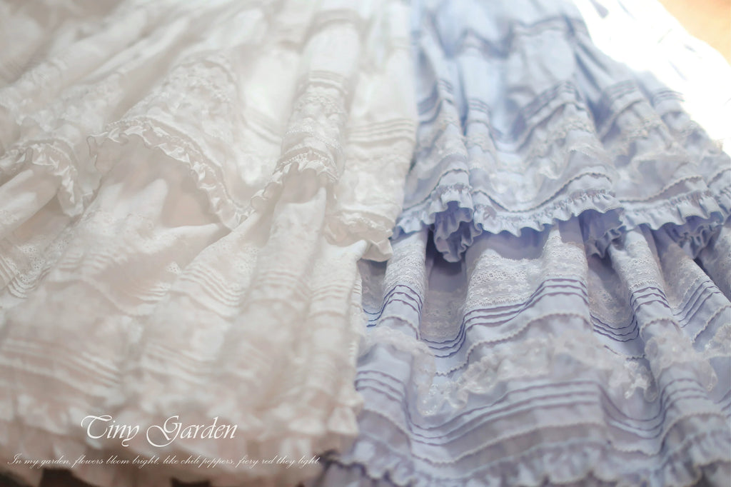 Marguerite Daisy - Classic Lolita Bust-supporting JSK Dress, Layered Lace - image 18
