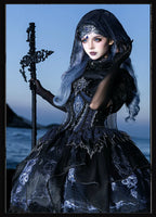 Bone Dragon - Gothic Lolita Corset JSK Dress Set with Embroidery - image 26
