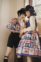 Strawberry Rose - Vintage American Casual Lolita JSK Dress - image 17