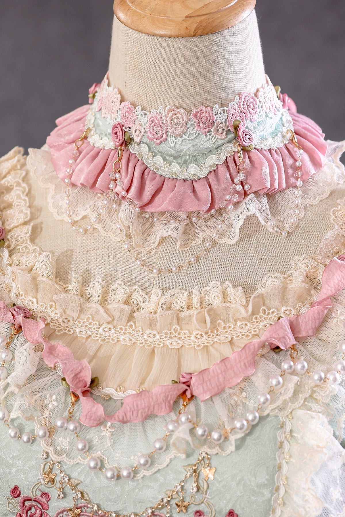 Antique Cake - Vintage Lolita Accessories, Flower Accent - image 17