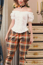 Elegant Lolita Lace Shirt, Off-Shoulder - image 7