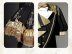 Glitter Oath - Military Lolita OP Dress with Detachable Split Tail Cloak - image 22