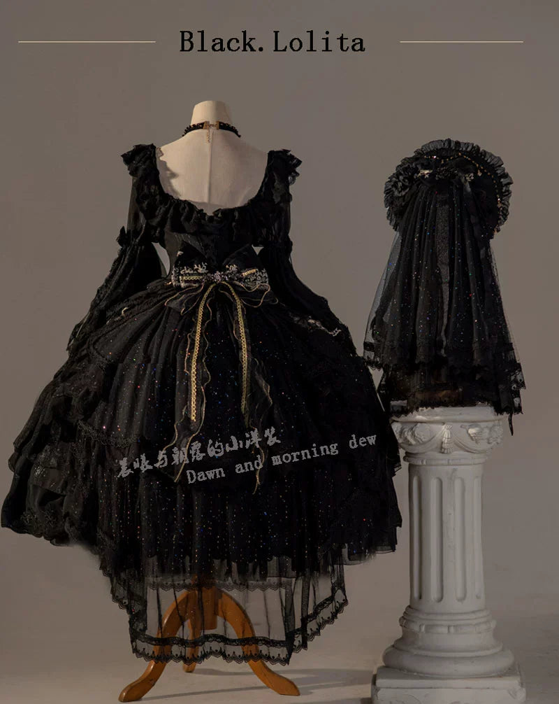 Elegant Lolita OP Dress Sunrise Elf Long Dress - image 34
