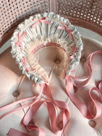 Elegant Lolita Bonnet Black Ribbon BNT - image 13
