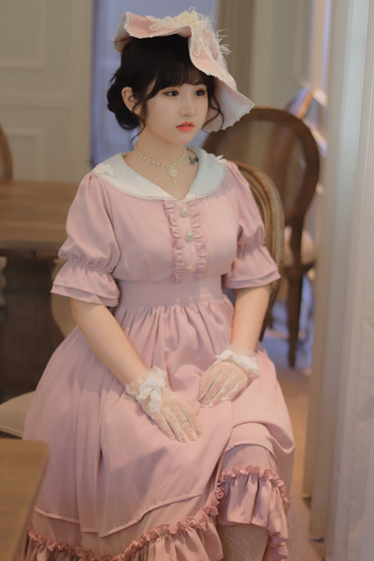 Plus Size Vintage Lolita OP Dress - image 7