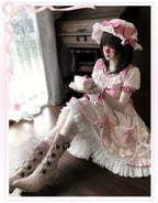 Berry Trap Embroidered Sweet Lolita OP Dress and Accessories - image 13