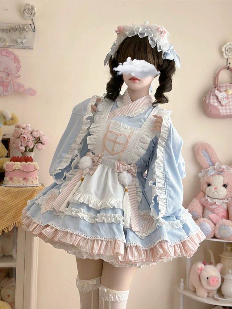 Sweet Meow Nurse - Maid Lolita Skirt Set Kawaii Lolita Dress - image 10