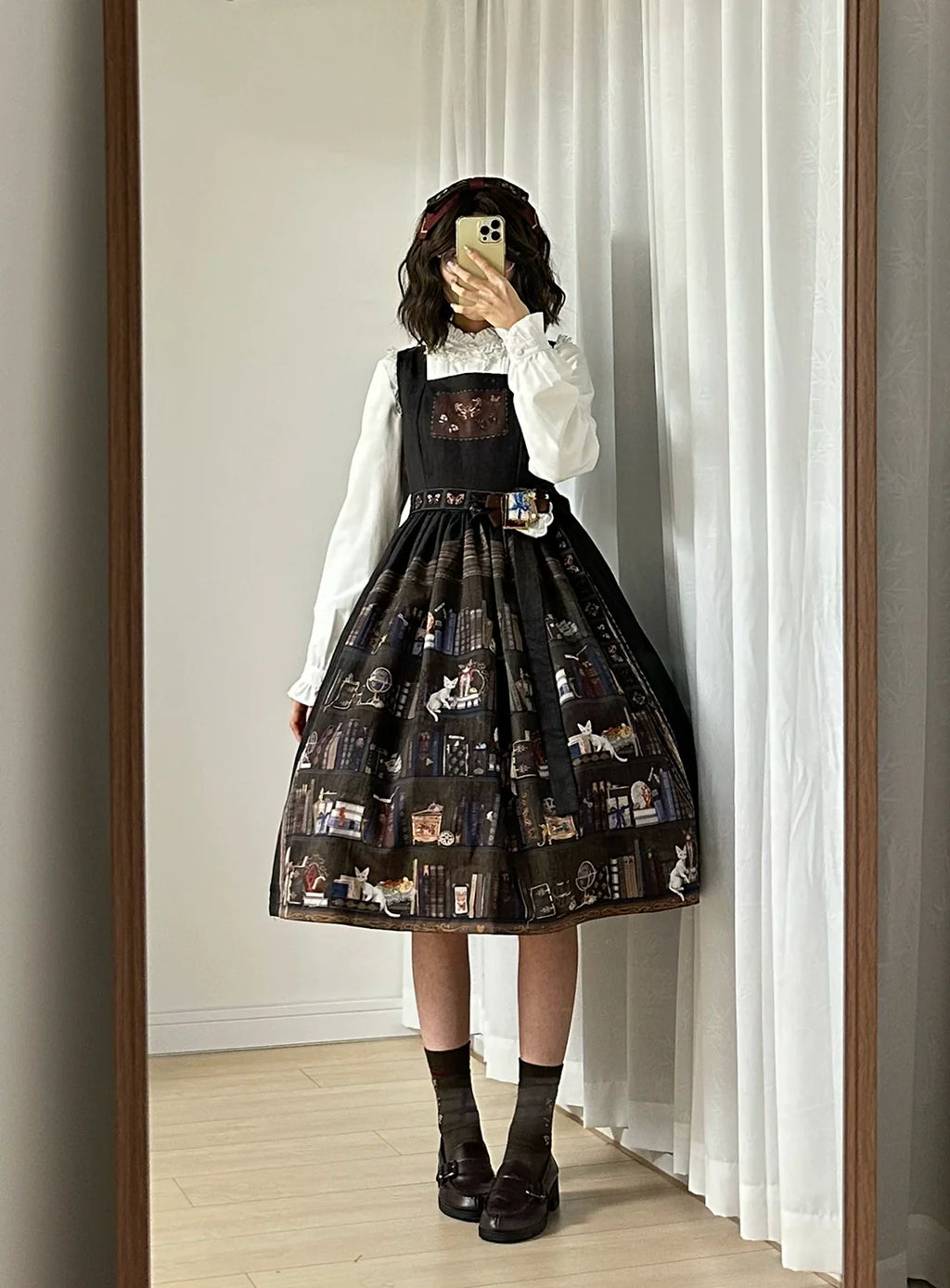 German Bookshelf - Classic Lolita Printed JSK Dress - image 29
