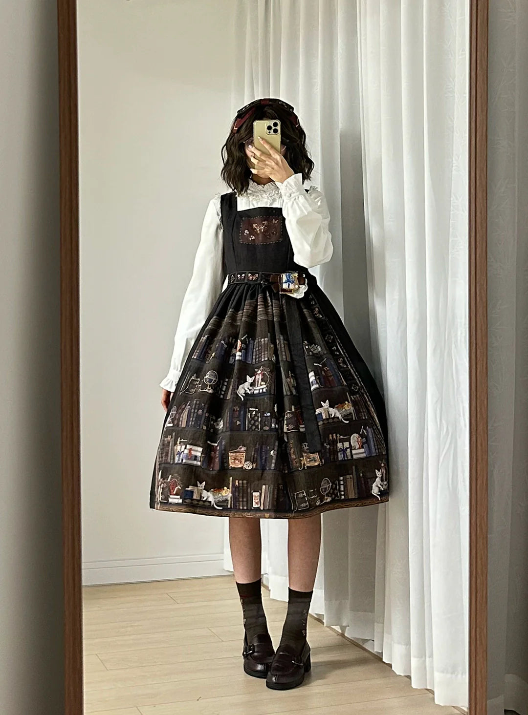 German Bookshelf - Classic Lolita Printed JSK Dress - image 29
