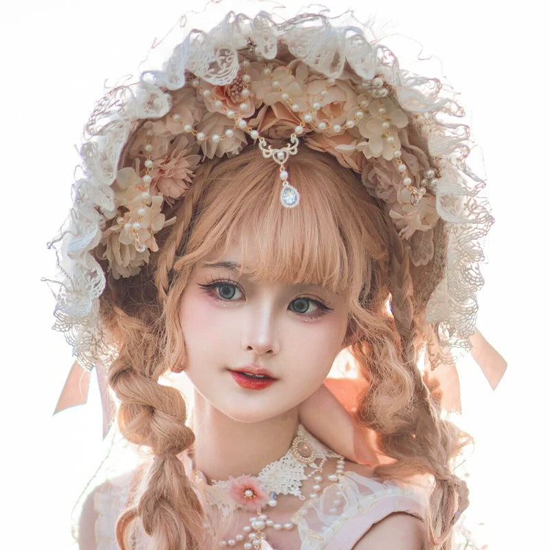 Spring Gift Box Pink Classic Lolita Handmade Lace Accessories - image 1