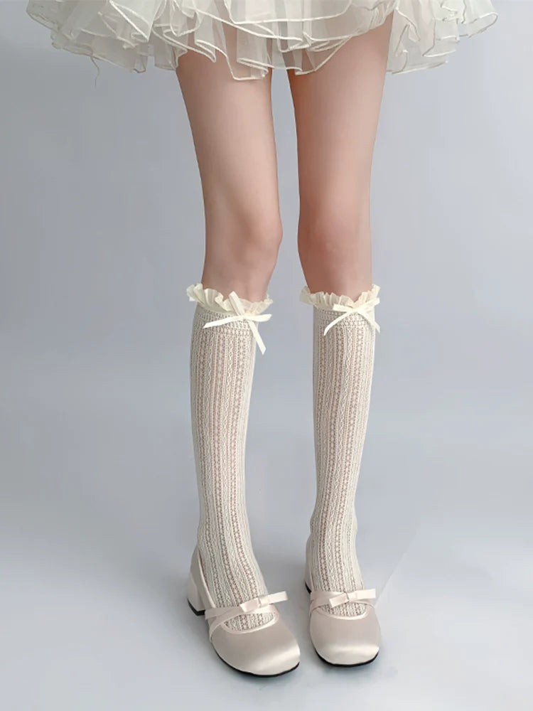 Night Study Room Lightweight Scrunchy Lolita Socks - image 1