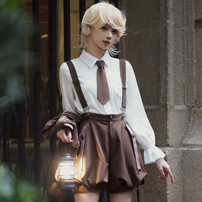Detective Rabbit Kiri - Ouji Lolita Outfits, Backpack Pants - image 2