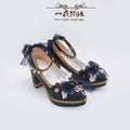 Bright PU Wedding Lolita Thick High Heels - image 8