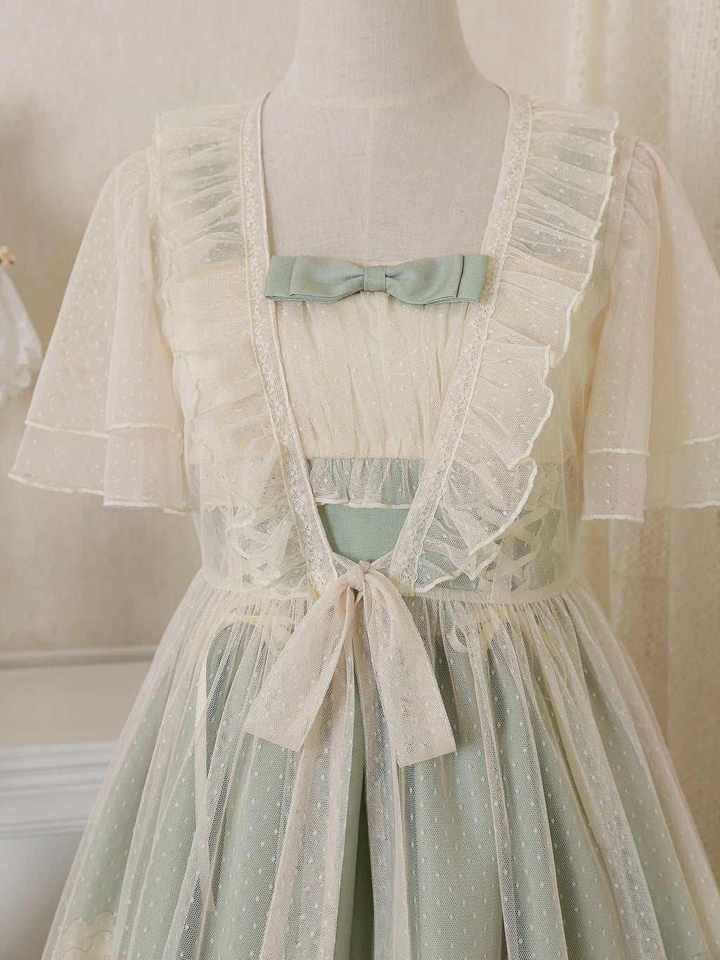 Flower and Letter - Classic Lolita JSK Dress - image 9