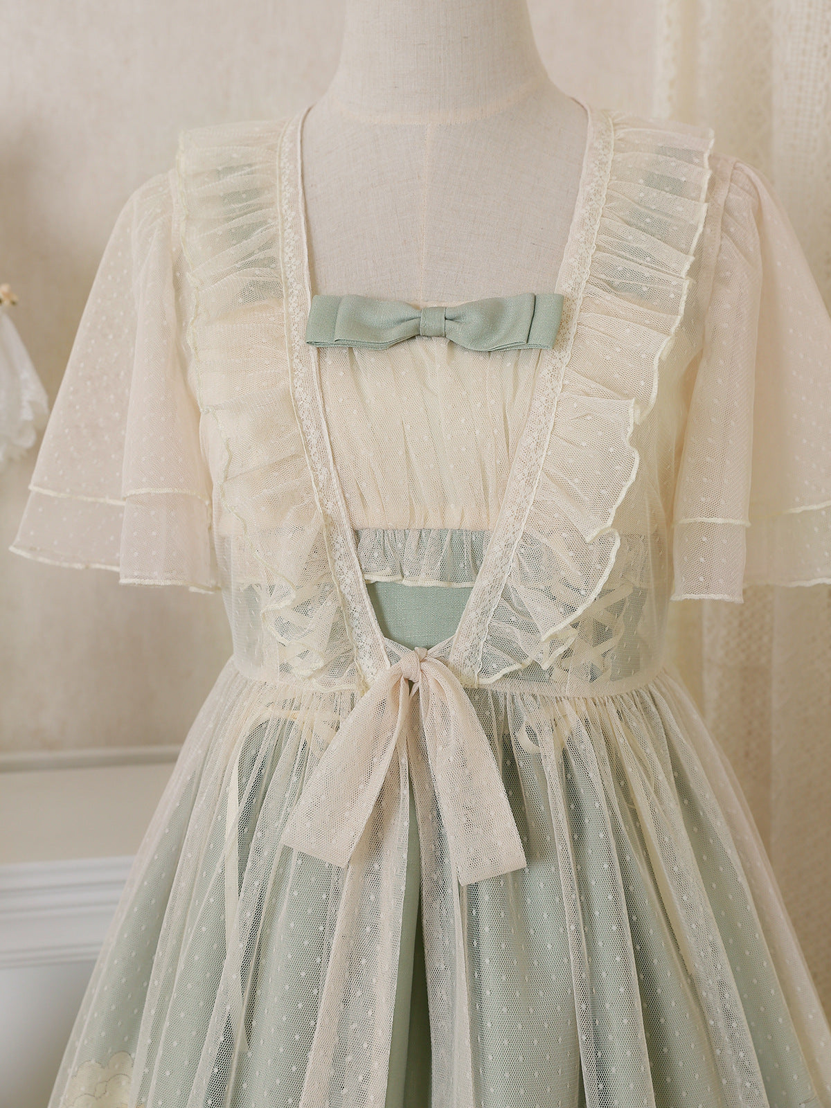 Flower and Letter - Classic Lolita JSK Dress - image 9