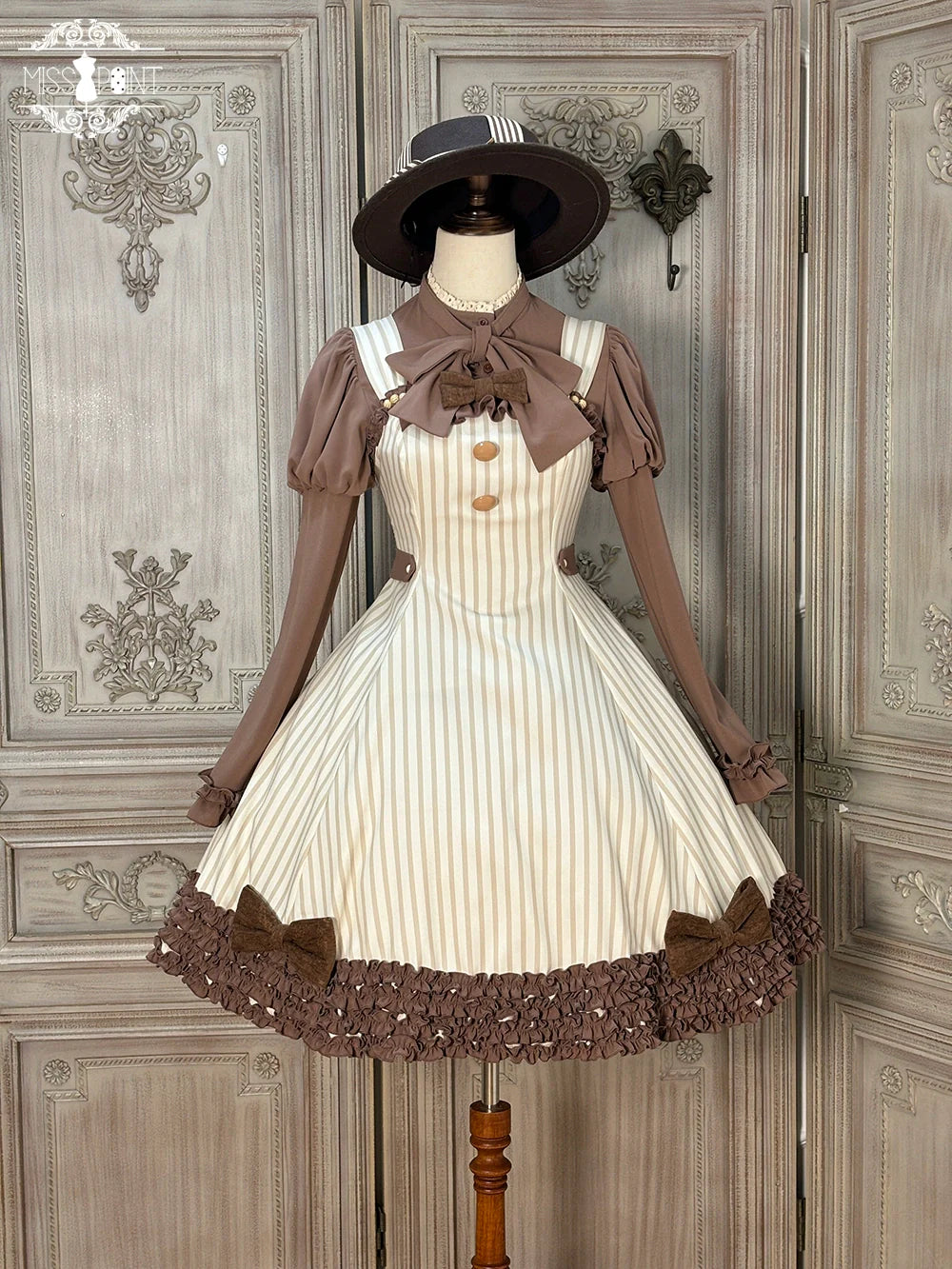 Classic Lolita JSK Customized Stripe Lolita Dress - image 66