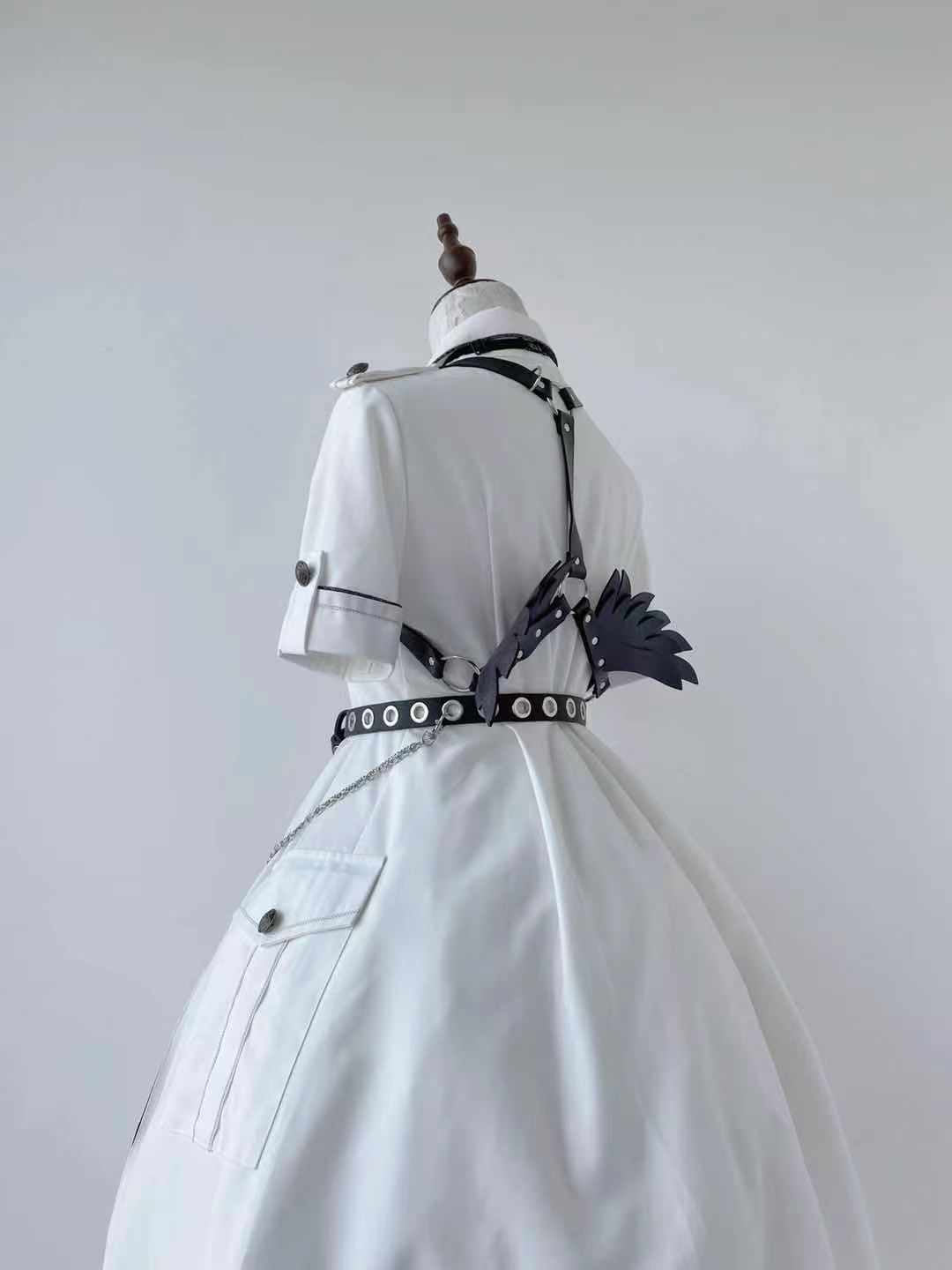 Evil Python 2.0 - Military Lolita Gothic OP Dress - image 14
