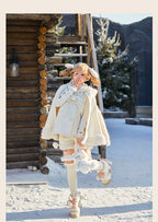 Rabbit & Bear - Winter Kawaii Lolita Cape and Shorts - image 12