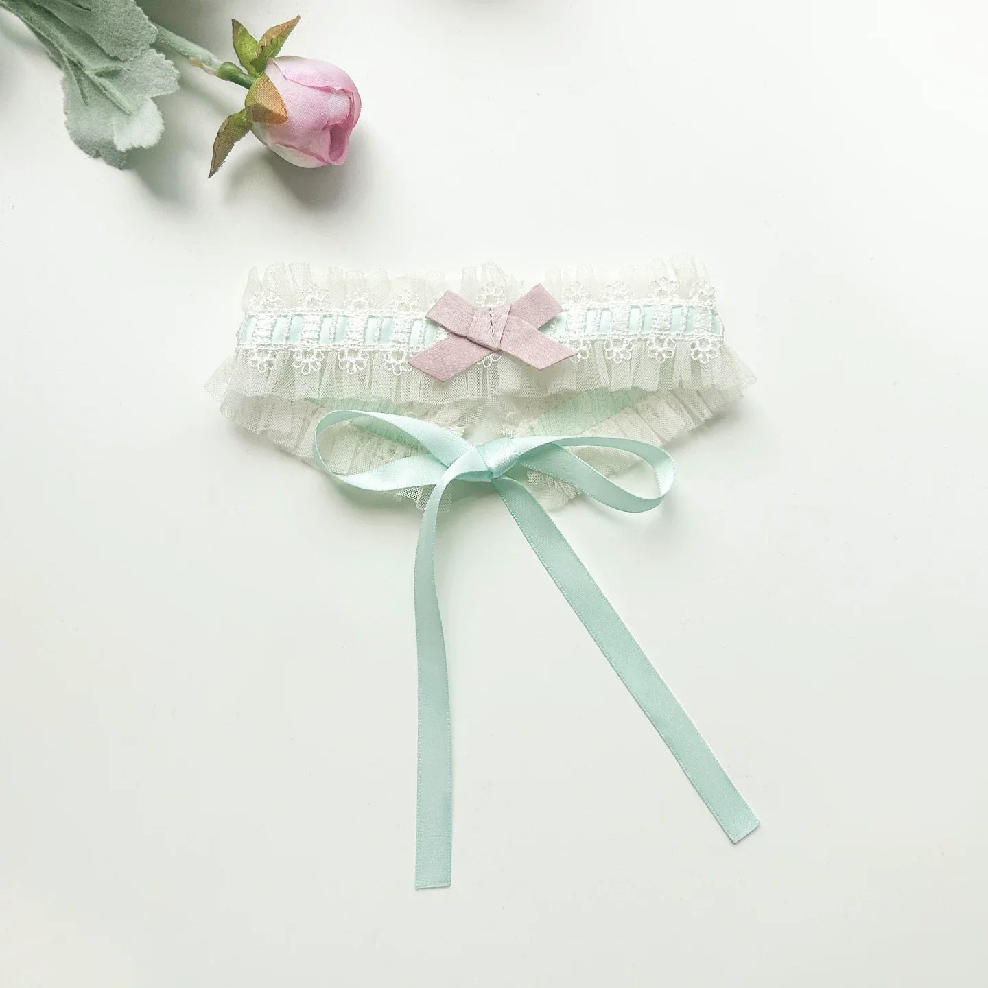 Sea Salt Soda - Classic Lolita Adjustable Corset JSK Dress, Tiered Tulle Hem - image 35