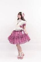 Forest Waltz - Classic Lolita Tiered Skirt Multi-layer Embroidered SK - image 53