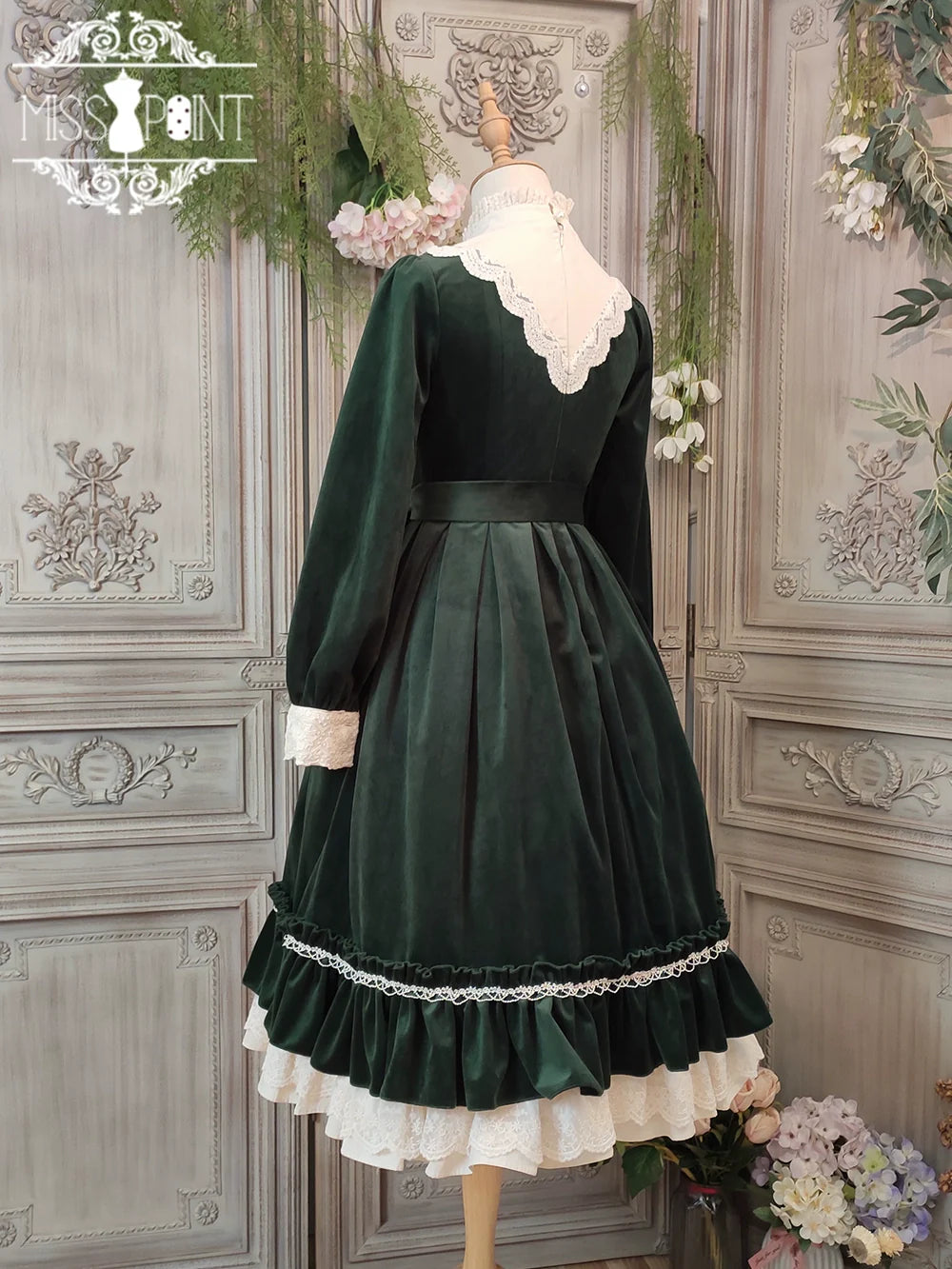 Vintage Elegant Velvet OP Dress - image 84