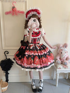 Strawberry Tale Sweet Lolita Strawberry Print JSK - image 14