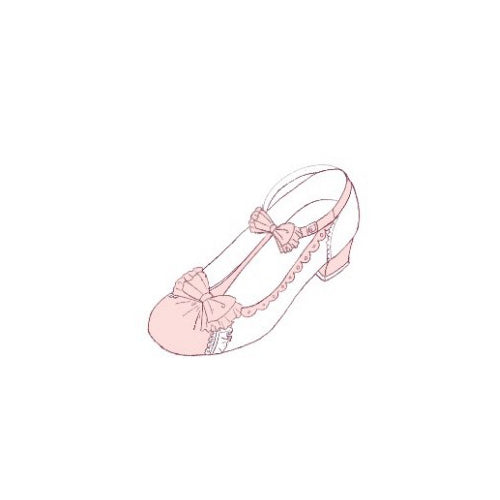 Mengjiang Kiri - Sweet Lolita Bow T-Strap Shoes - image 7
