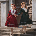 Vintage Elegant Velvet OP Dress - image 2