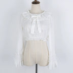 Cheese Chocolate Plus Size Lolita Long Sleeve Blouse - image 3