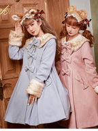 Casual Lolita Winter Wool Down Coat Multicolors - image 6