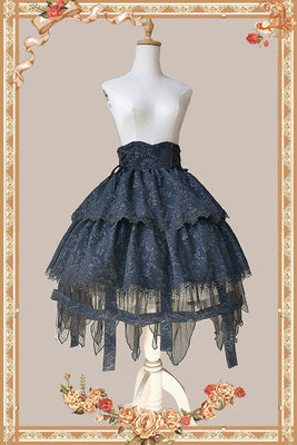 Witch's Apprentice - Gothic Lolita Split Type Black Suit - image 4